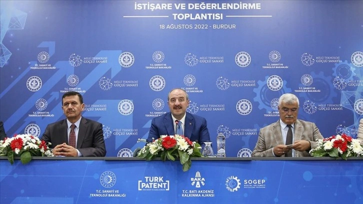 Sanayi ve Teknoloji Bakanı Mustafa Varank: Burdur'da BAKA ile 139 plan yaşama geçti