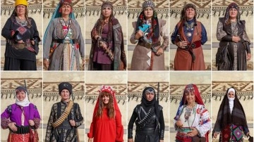 Anadolu'nun hanımları giysileriyle Malazgirt Zaferi etkinliklerini renklendirdi