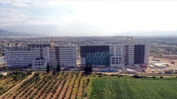 Aydın kent Hastanesi inşaatının yüzdelik 65'i tamamlandı