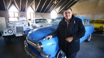 Azerbaycanlı iş insanı Kerimov, tutkunu bulunduğu alışılmış otomobillerden koleksiyon oluşturdu