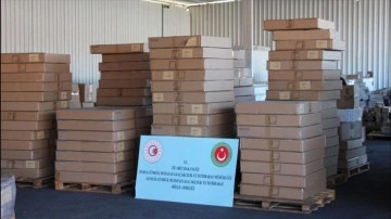 Bursa'da gümrük korunum ekipleri 1 milyon teklik ihsan kaçakçılığını önledi