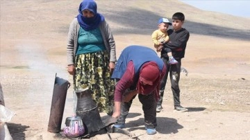 Erzurum'un yaylaları, maşrık ve güneydoğudan göçer aileleri ağırlıyor