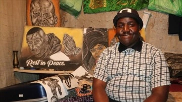 Güney Afrikalı down sendromlu artist Türkiye'yi resmediyor
