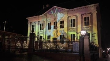 Hollanda'nın Lahey kentinde şehri özetleyen "ışık festivali" düzenlendi