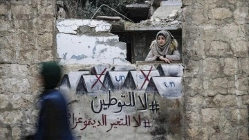Kadın grafiti sanatçısı Hamıd, İdlib'de çizimleriyle harp mağdurlarının sesi oluyor