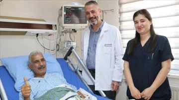 Karındaki gazel damarı yırtılan gurbetçi, Türk doktorların operasyonuyla sağlığına kavuştu