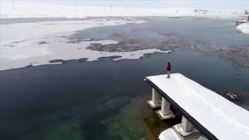 Konya'da derin kar baraj ve göllere düş oldu, kuraklık stresi azaldı