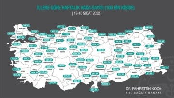 Kovid-19 olay sayısı İstanbul'da 1142,95, Ankara'da 1216,83, İzmir'de 776,25 oldu