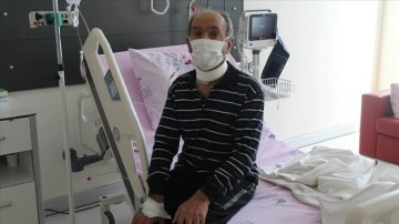 Kovid-19'a yakalanan kan kanseri hastası, immün plazma sebebiyle soluk aldı