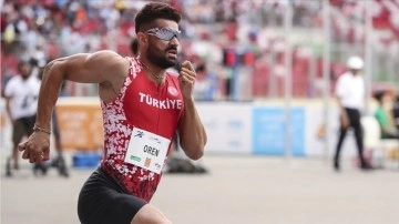 Milli atlet Sinan Ören, 300 metrede dünkü Türkiye rekorunun sahibi oldu