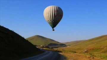 Ordu'da plato turizmini alevlendirmek düşüncesince sıcak hava balonu deneyim uçuşu yapıldı