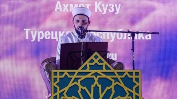 Rusya’daki Kuran-ı Kerim'i dobra kıraat yarışmasında Türk müsabık bir numara oldu