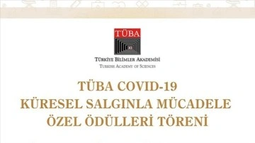 TÜBA'nın Kovid-19 ile savaş hususi ödülleri pazartesi sahiplerine verilecek